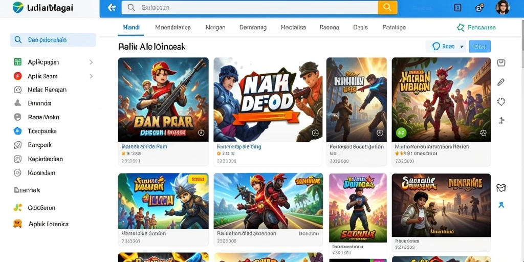 Tampilan awal 69LIVE yang menarik dan intuitif.