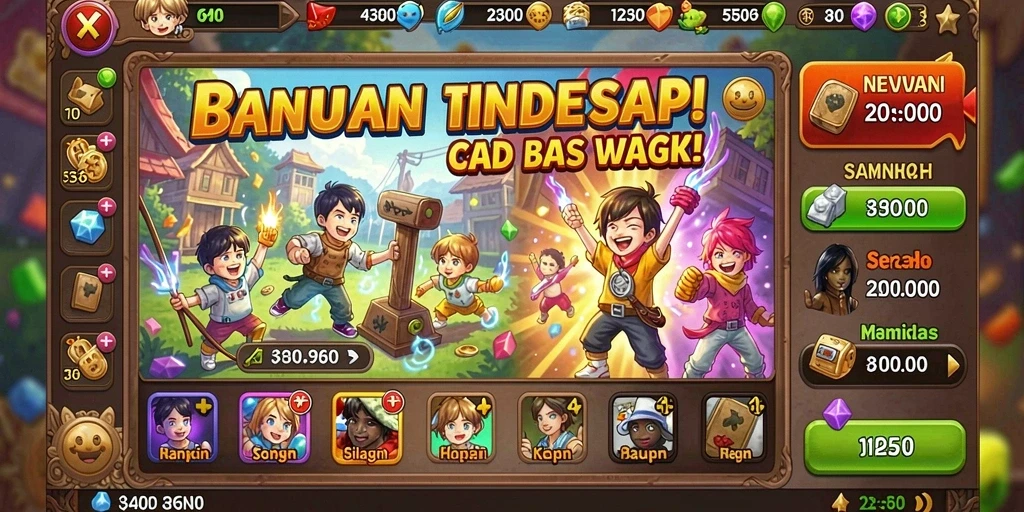 Tampilan awal BALIWIN66 yang menarik dan interaktif.