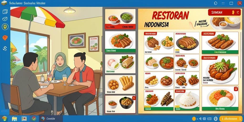 Tampilan antarmuka yang intuitif dan menarik.