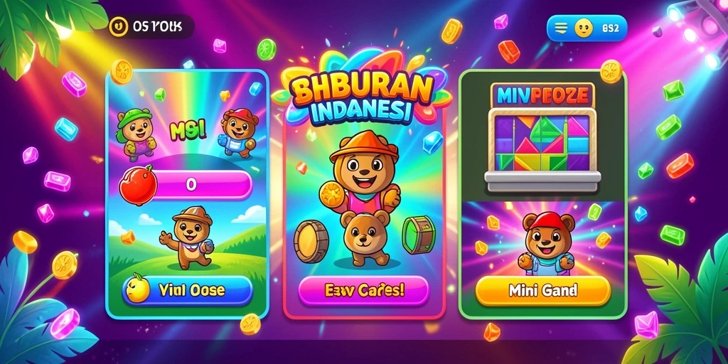 Screenshot menampilkan antarmuka permainan yang menarik.