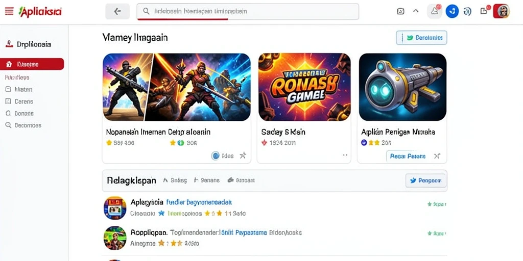 Tampilan awal game yang menarik dan penuh warna.