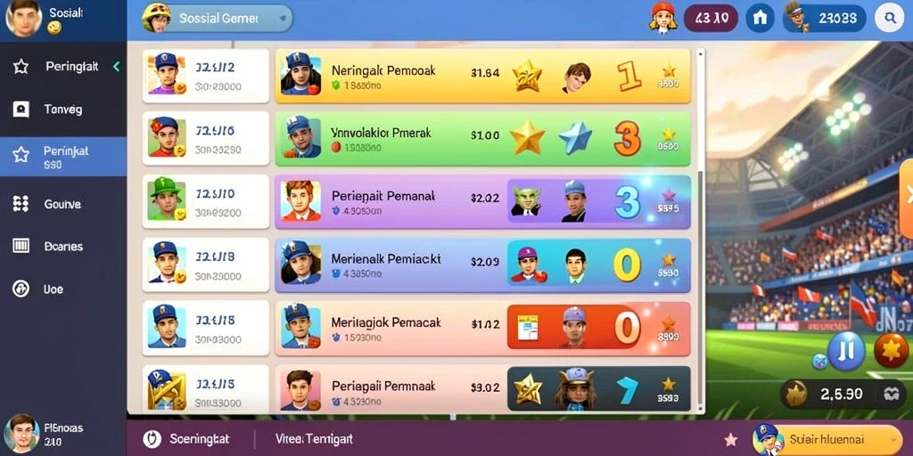 Screenshot menunjukkan karakter dalam aksi.