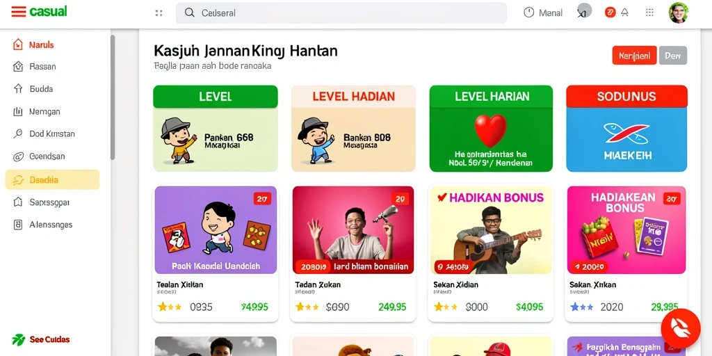 Tampilan awal permainan RI889 yang menarik.